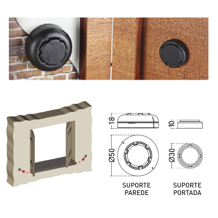 Segura portadas magn�tico